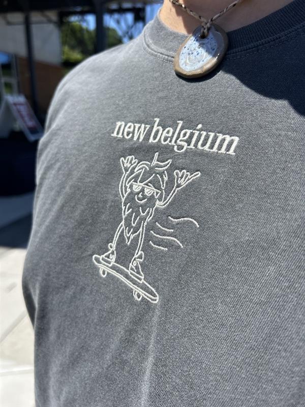 New Belgium Hop Skater Cropped T-Shirt