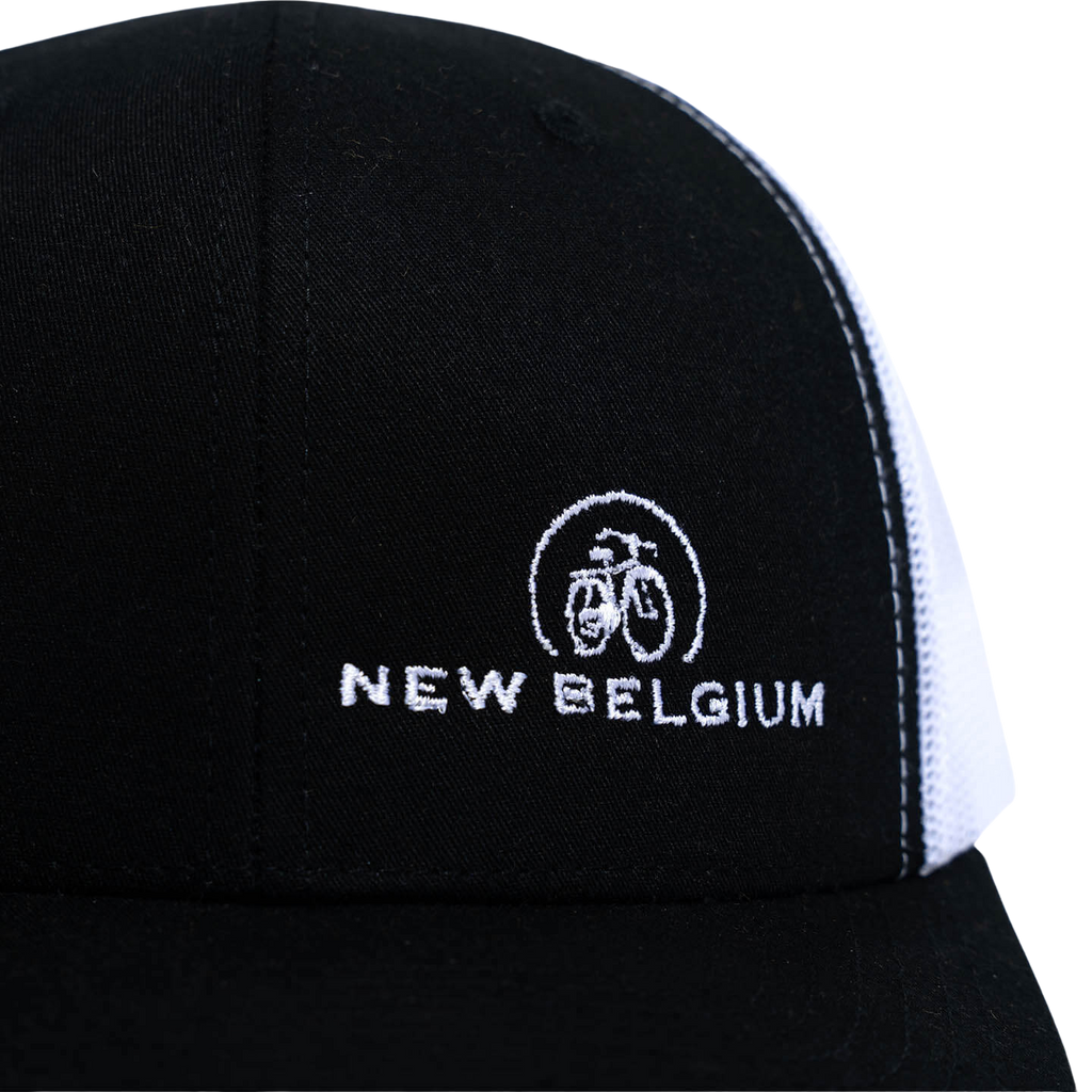 New Belgium Black Trucker Hat