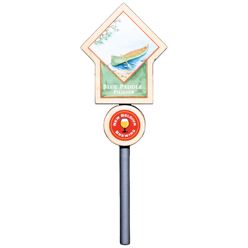 New Belgium Blue Paddle Pilsener Lager Tap handle