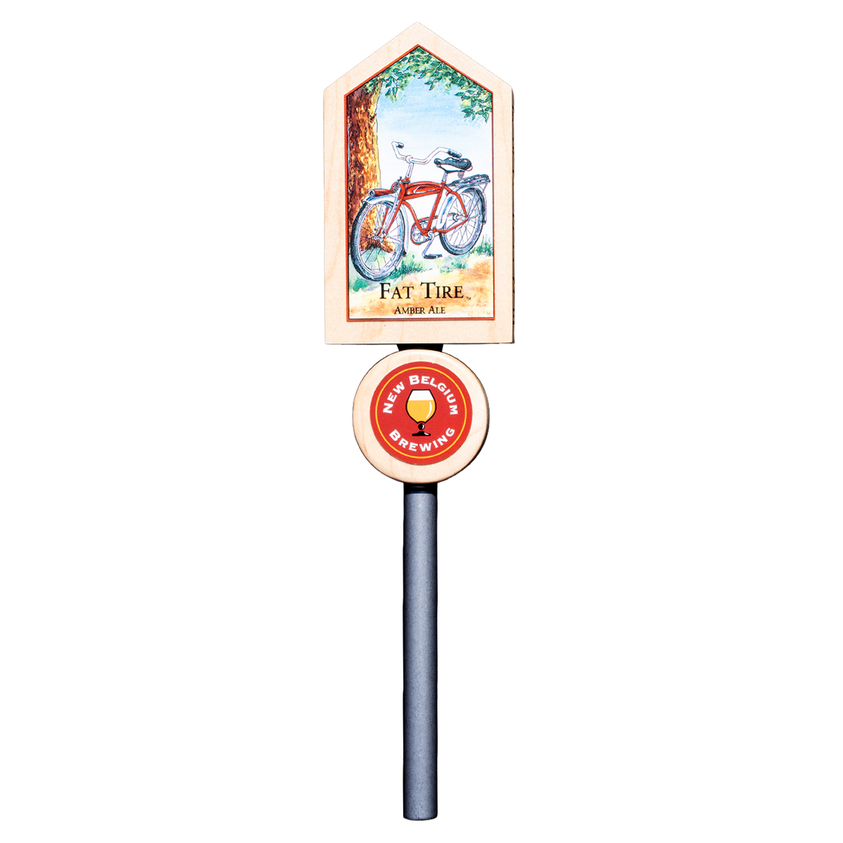 New Belgium Fat Tire Amber Ale tap handle