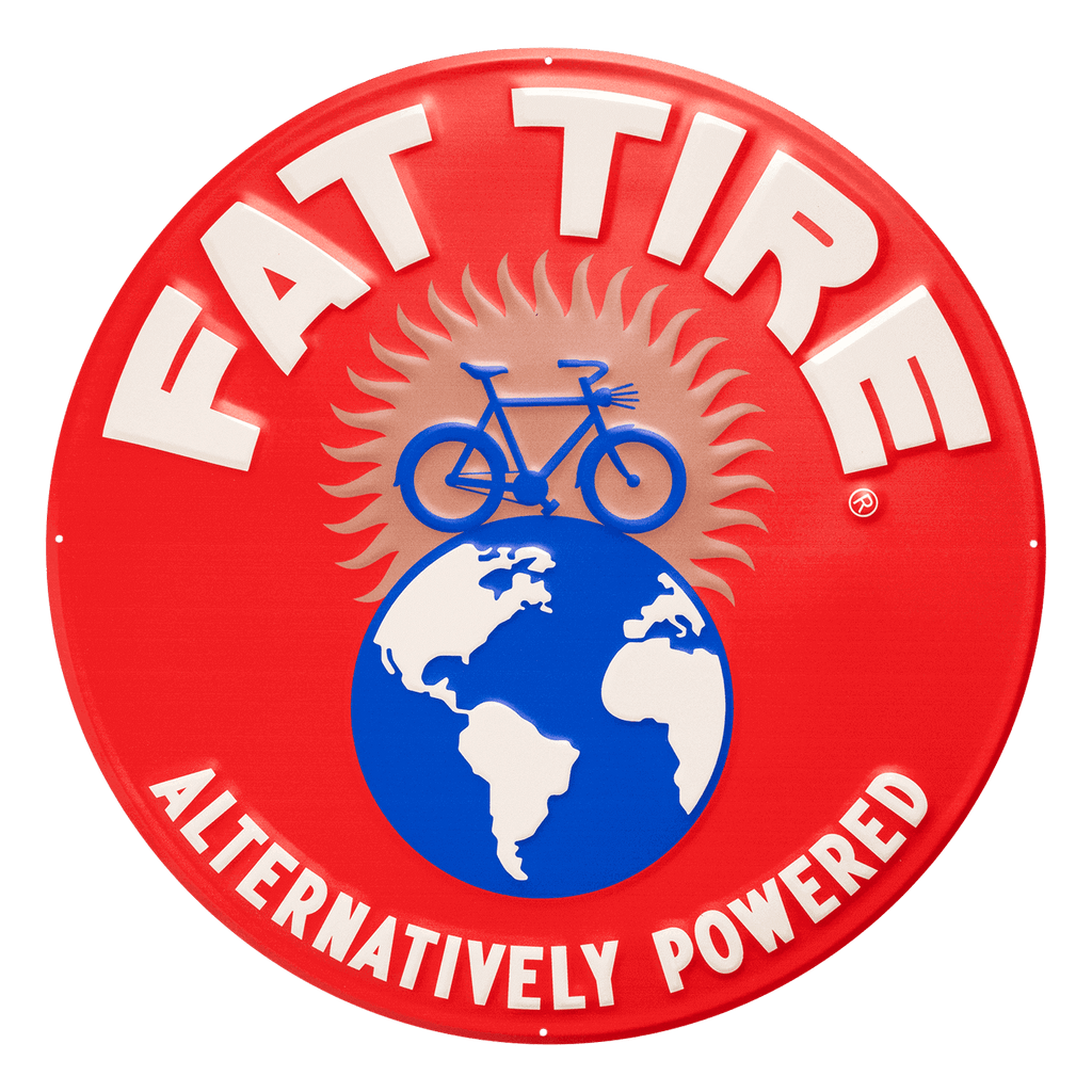 New Belgium Fat Tire metal tacker sign