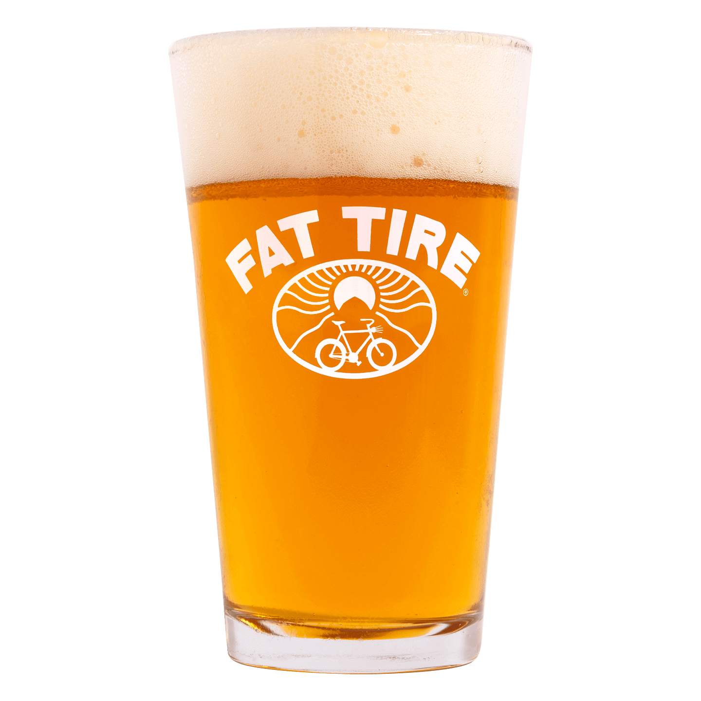 New Belgium Fat Tire pint glass