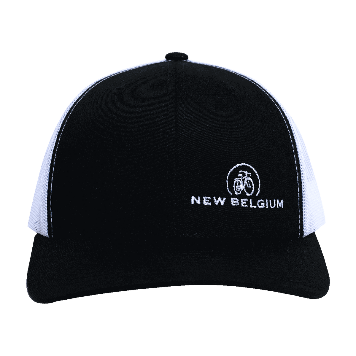New Belgium black trucker hat