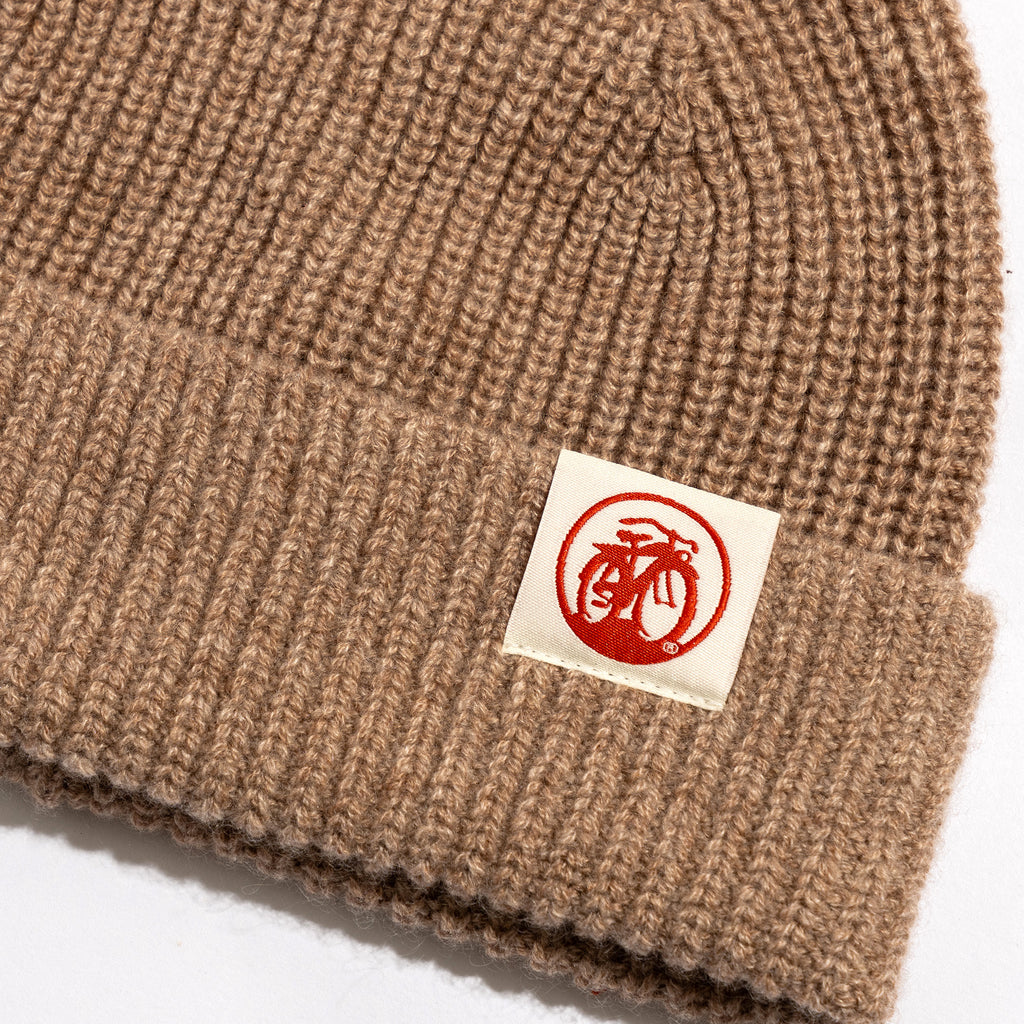 New Belgium Mongolian Cashmere Ribbed Beanie