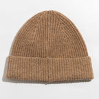 New Belgium Mongolian Cashmere Ribbed Beanie