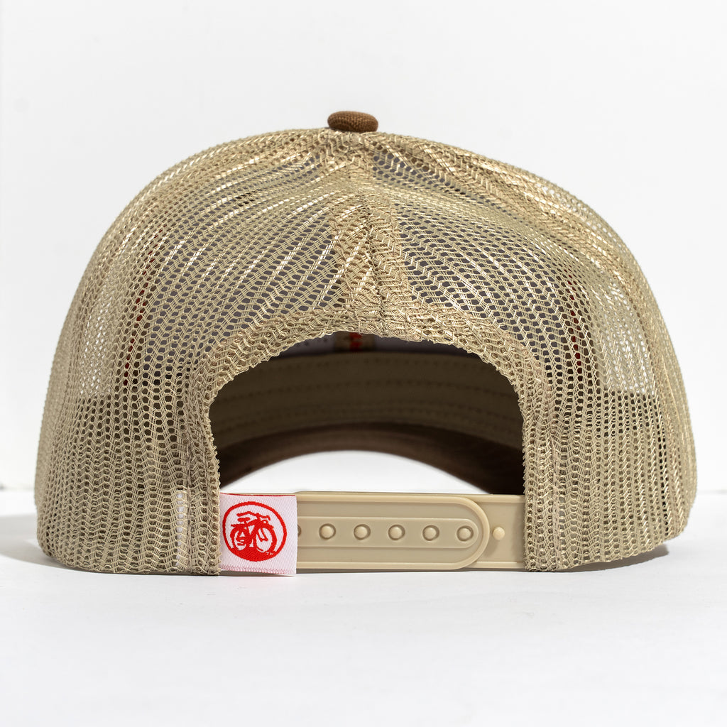 New Belgium Brown Canvas Rope Hat