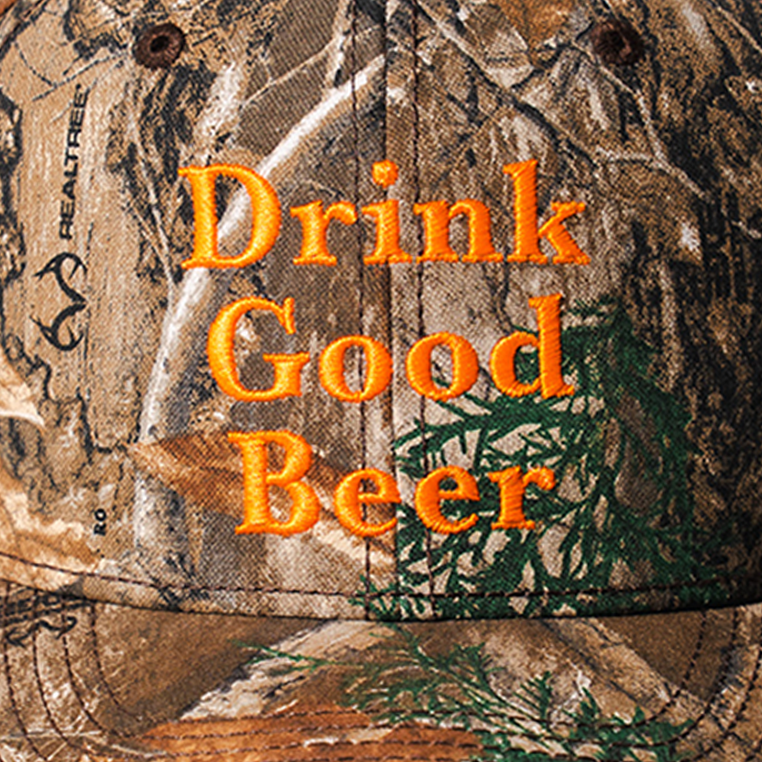 New Belgium Drink Good Beer Camo Hat
