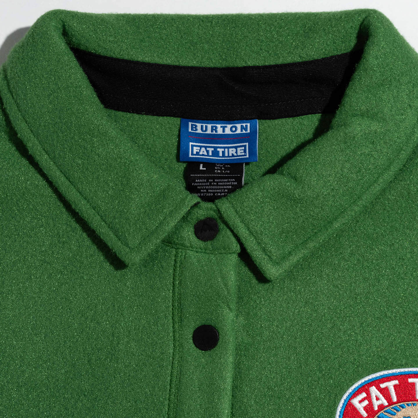 nbb 2024 fat tire burton womens fleece jacket 3
