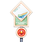 Blue Paddle Original Tap Handle