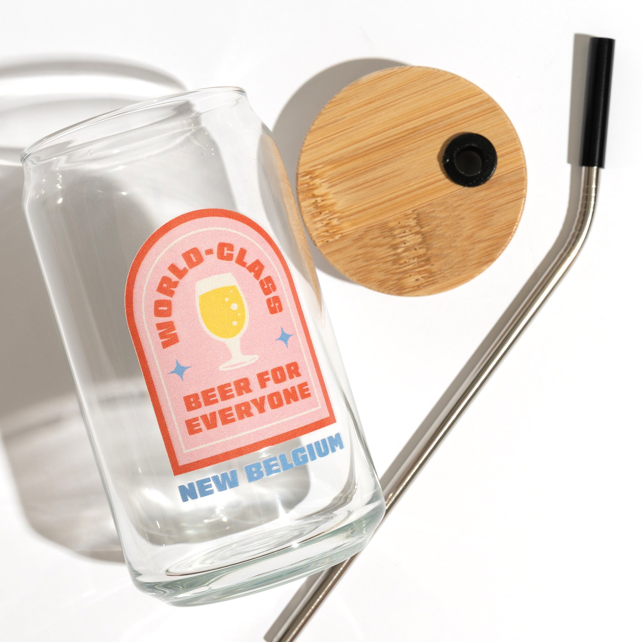 New Belgium Can Glass Drinkware