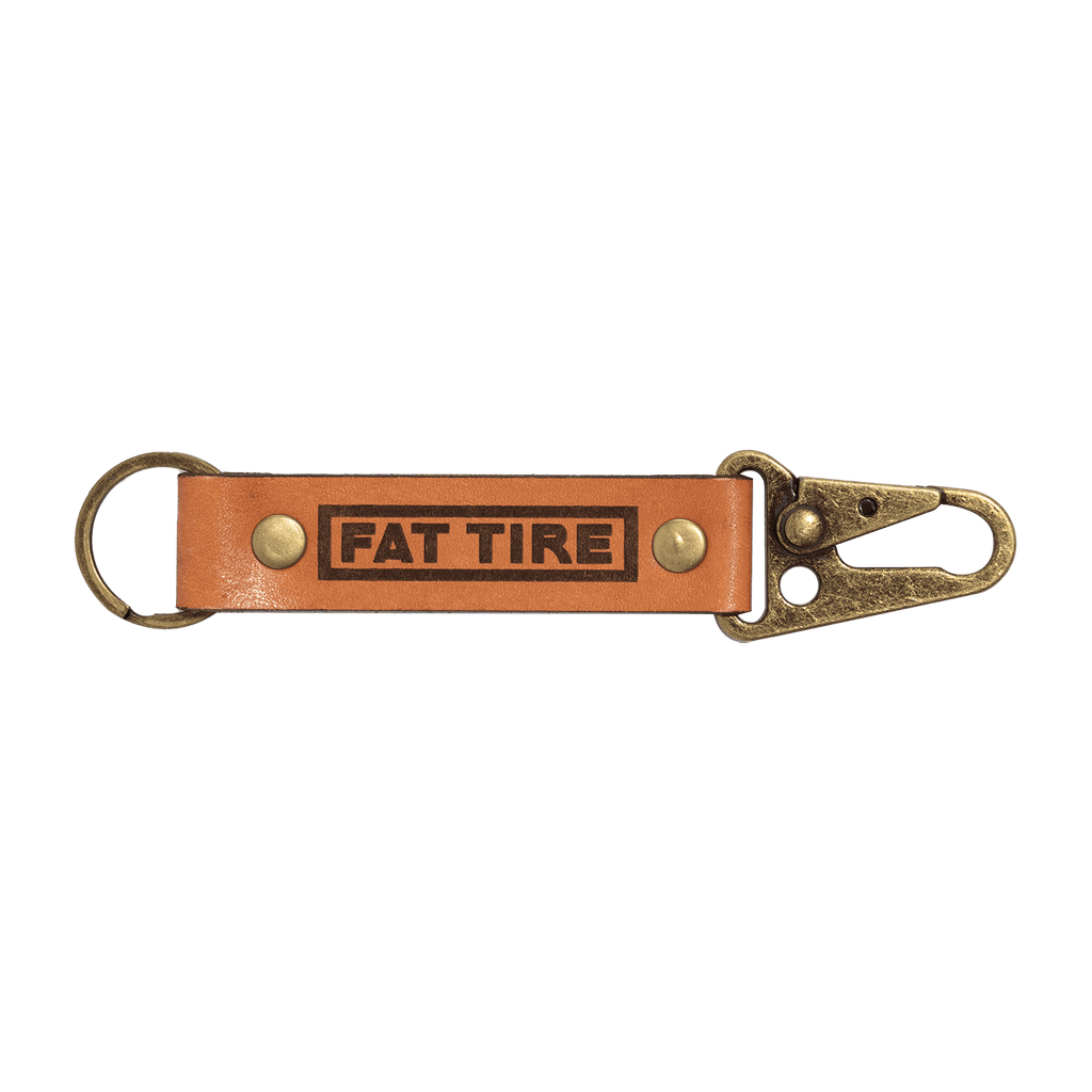 newbelgium merch 2022 fat tire leather key clip 1440w