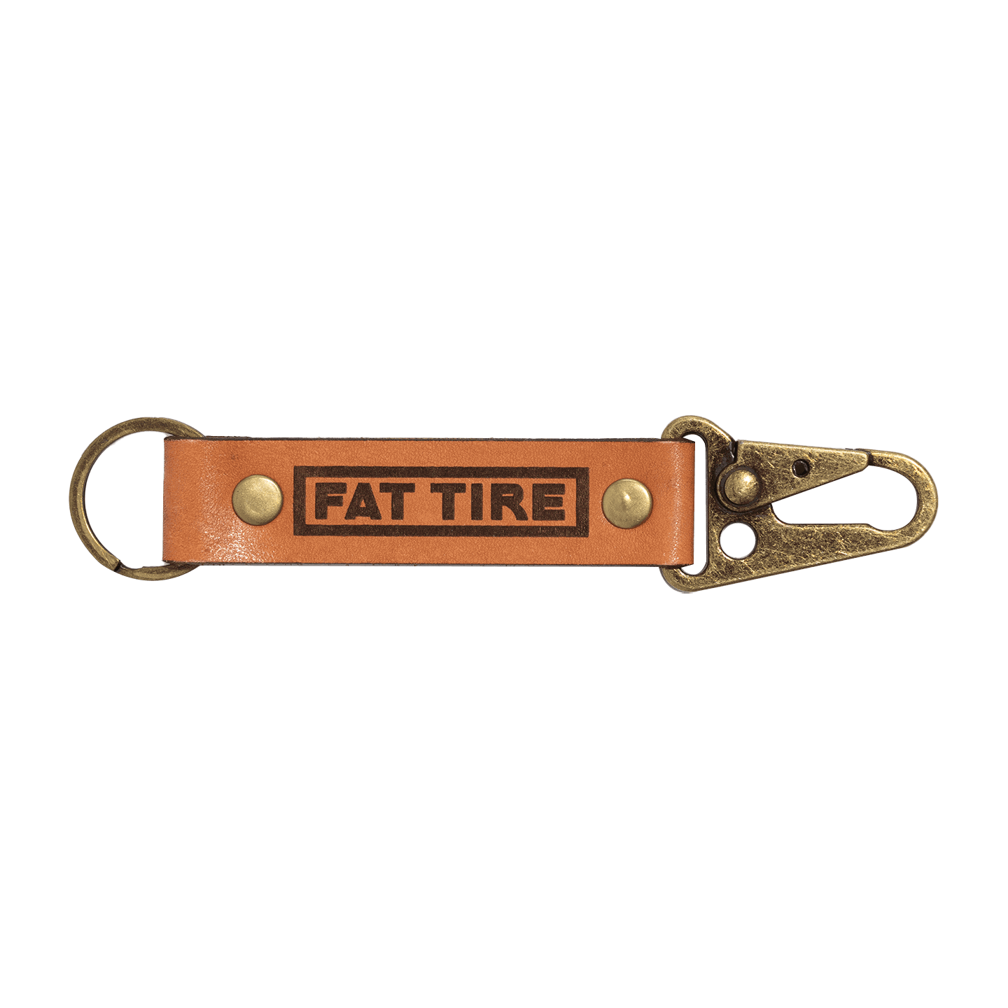 newbelgium merch 2022 fat tire leather key clip 1440w