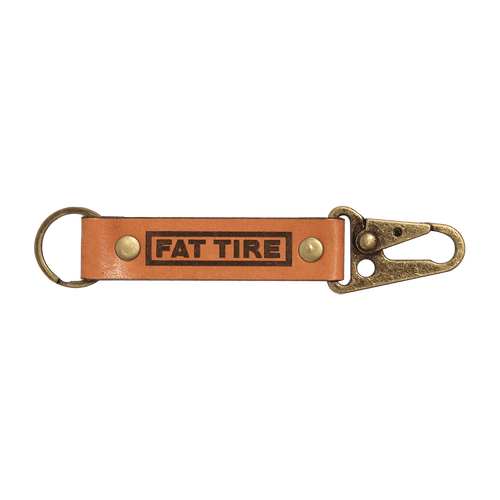 newbelgium merch 2022 fat tire leather key clip 1440w