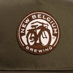 newbelgium merch 2023 logo green hat detail 1