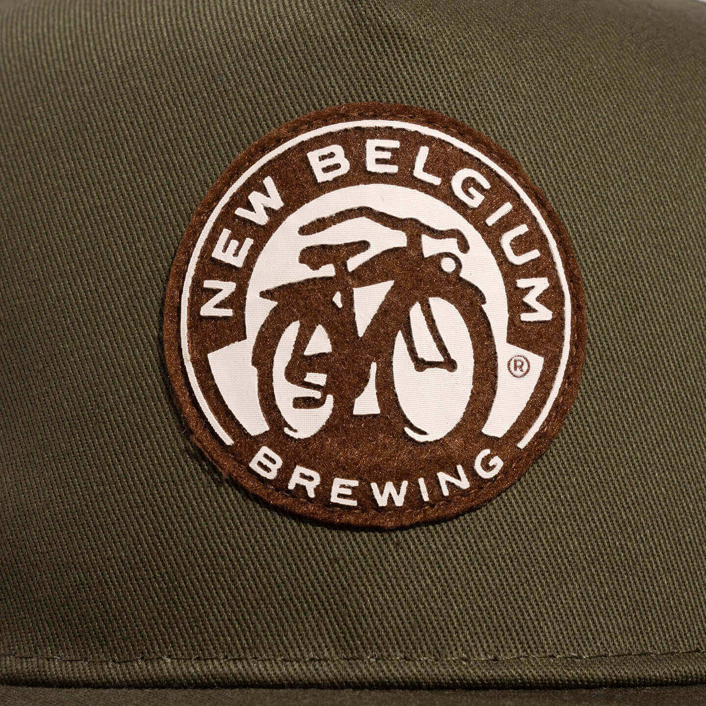 newbelgium merch 2023 logo green hat detail 1